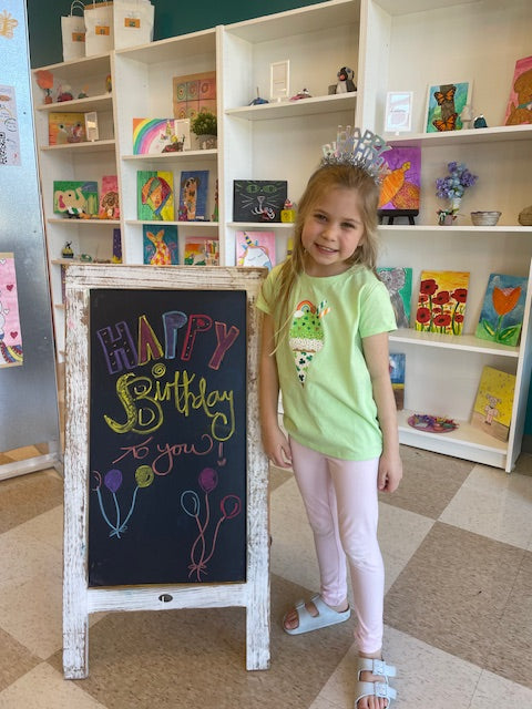 Arts and Crafts Birthday Party Atlanta | Confetti Jar