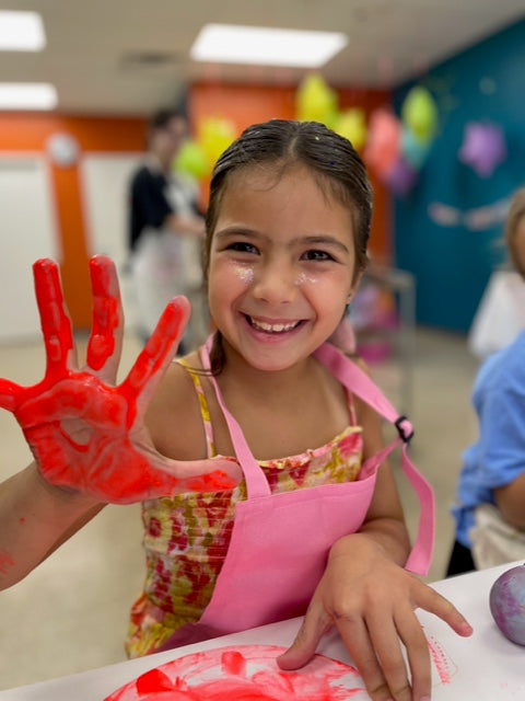 Arts and Crafts Birthday Party Atlanta | Confetti Jar