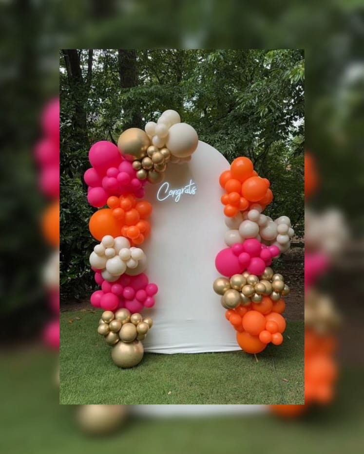 Balloon Decor and Backdrop Atlanta | Confetti Jar