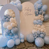 Blue and White Balloon Backdrop for Baby Shower Alpharetta Georgia | Confetti Jar