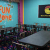 Fun Zone at Freedom Mill Birthday Party Room for Private Party | Confetti Jar