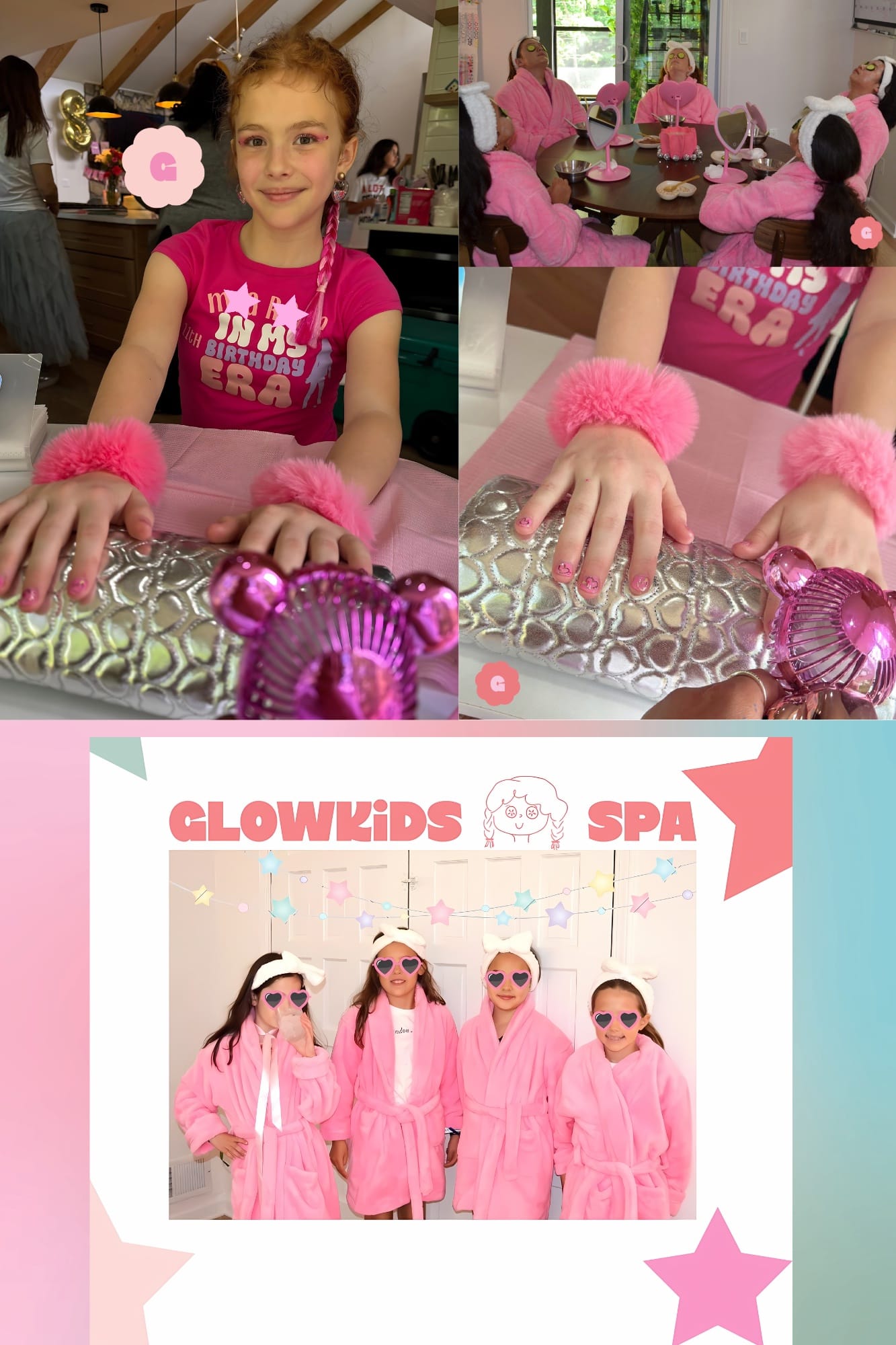 Girls Spa Birthday Party Johns Creek | Confetti Jar