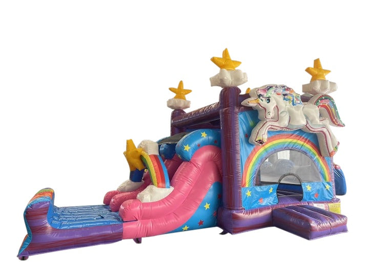 Inflatable Unicorn Party Rental Bounce House Atlanta | Confetti Jar