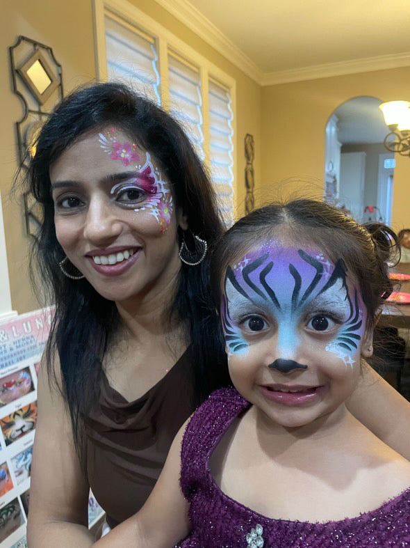 Birthday Party Face Painting Atlanta | Confetti Jar