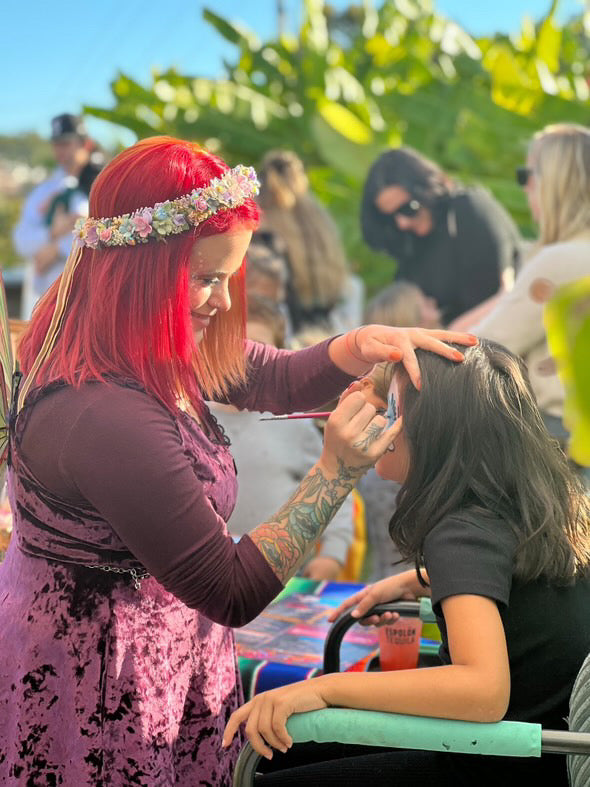 Pixie and Luna Face Painting Atlanta | Confetti Jar