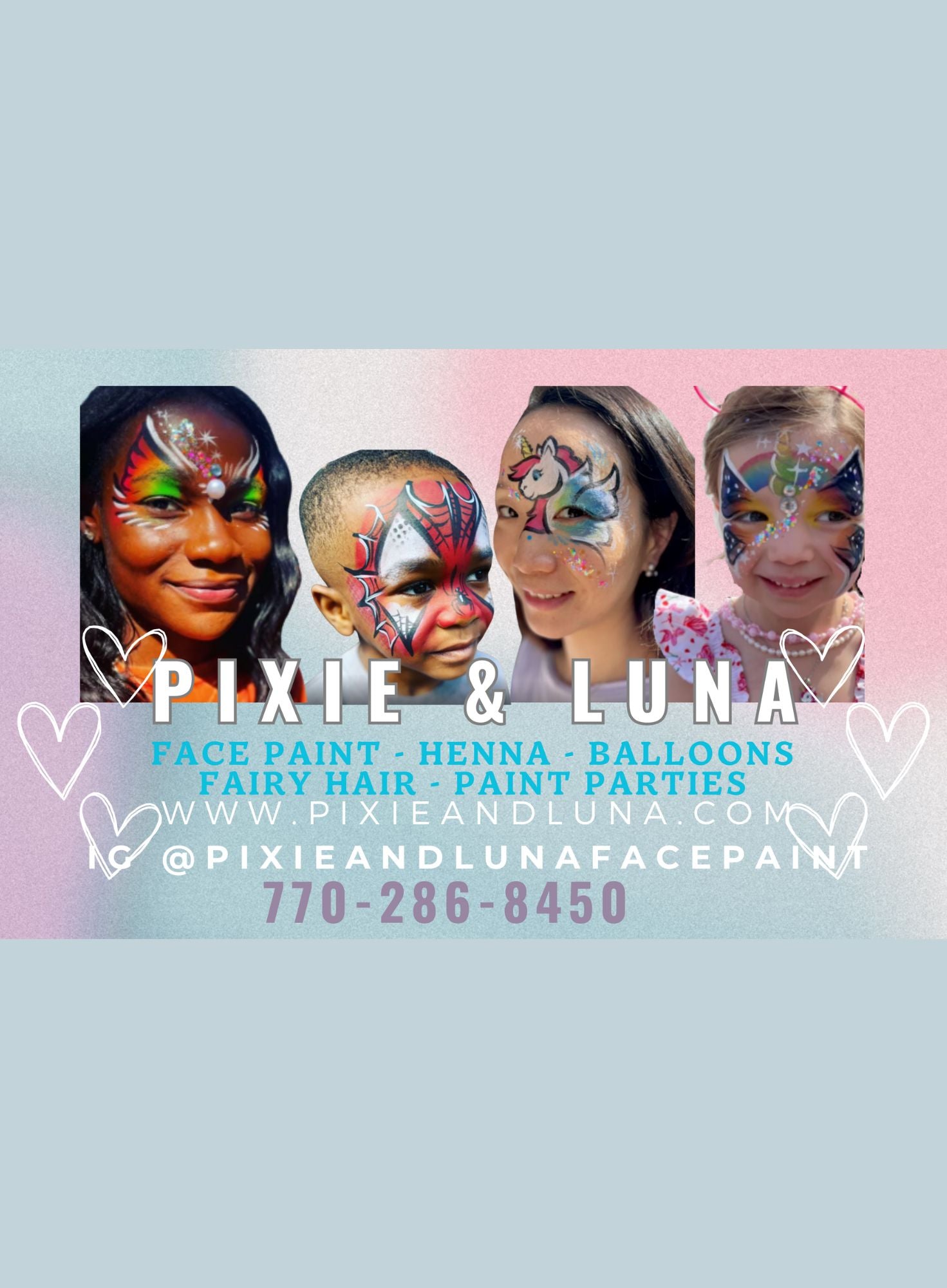 Face Painting and Balloon Twisting Atlanta | Confetti Jar