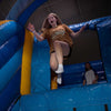 Vertigo Fun Park Alpharetta | Girl Jumping in Inflatable | Confetti Jar