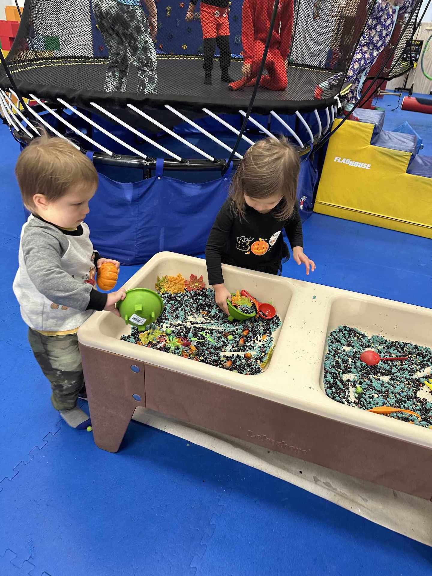 Sensory Play at We Rock the Spectrum 
Kids Gym Roswell | Confetti Jar